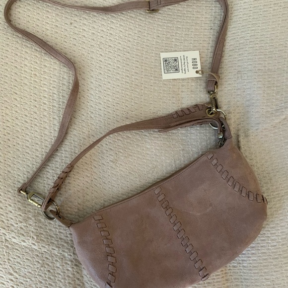 HOBO Handbags - NWT Free People X HOBO Opal Mini Shoulder Bag Hazel Leather Crossbody Purse